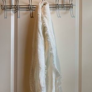 white infinity scarf